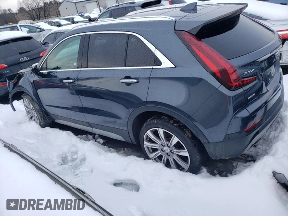 2019 Cadillac XT4 AWD Premium Luxury with VIN 1GYFZDR40KF101367, listed as a Copart auction lot 44545205 with 78,616 mi miles and Salvage title. Bid and sale history available at DreamBid. Image 2.