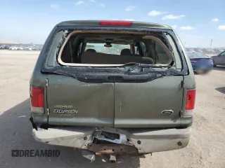 2000 Ford Excursion Limited с VIN 1FMNU43S3YEE17718, выставлен на аукционе Copart как лот 56458175 с пробегом 207 715 миль миль и Списание • Salvage title. История ставок и продаж доступна на DreamBid. Изображение 6.
