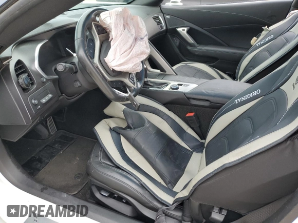 2018 Chevrolet Corvette 2LT with VIN 1G1YD2D70J5101448, listed as a Copart auction lot 43195995 with 34,473 mi miles and Salvage Title. Bid and sale history available at DreamBid. Image 7.