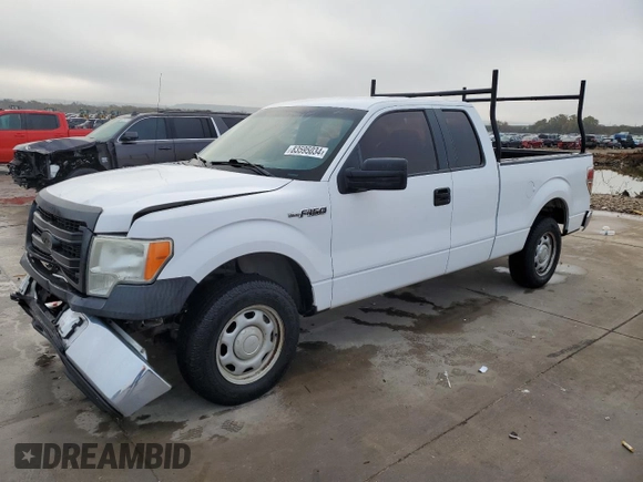 2014 Ford F-150 XL with VIN 1FTEX1CM1EKE98498, listed as a Copart auction lot 83595034 with 137,091 mi miles and Salvage title. Bid and sale history available at DreamBid. Image 1.