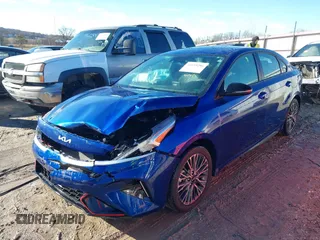 2024 Kia Forte GT-Line with VIN 3KPF54AD2RE792015, listed as a IAAI auction lot 41659286 with 8,599 mi miles and . Bid and sale history available at carsss.com. Image 2.