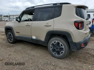 2016 Jeep Renegade Trailhawk with VIN ZACCJBCT7GPC50495, listed as a Copart auction lot 55705395 with 161,439 mi miles and Salvage title. Bid and sale history available at DreamBid. Image 2.