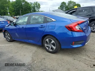 2020 Honda Civic LX z VIN 2HGFC2F65LH522536, wystawiony jako Copart lot #57254255 z przebiegiem 65 014 mil mil oraz Szkoda całkowita • Salvage title. Historia ofert i sprzedaży dostępna na DreamBid. Obrazek 2.