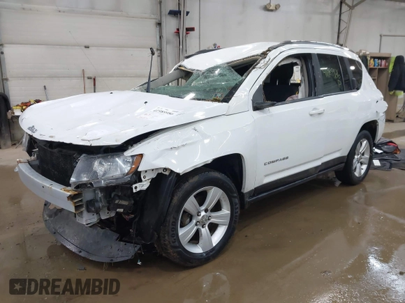 2014 Jeep Compass Sport with VIN 1C4NJDBB3ED773960, listed as a IAAI auction lot 41989986 with 126,875 mi miles. Bid and sale history available at carsss.com. Image 17.