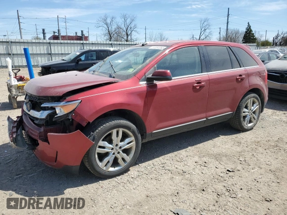 2013 Ford Edge Limited with VIN 2FMDK3KC3DBA45065, listed as a Copart auction lot 53884065 with 221,687 mi miles and Clean Title. Bid and sale history available at carsss.com. Image 1.