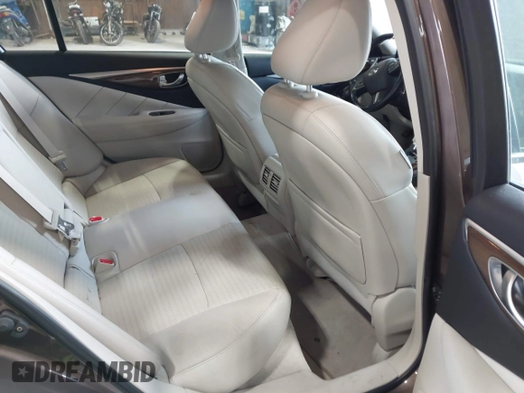 2014 Infiniti Q50 Sport with VIN JN1BV7AR5EM694526, listed as a IAAI auction lot 42782010 with 145,152 mi miles and . Bid and sale history available at DreamBid. Image 8.