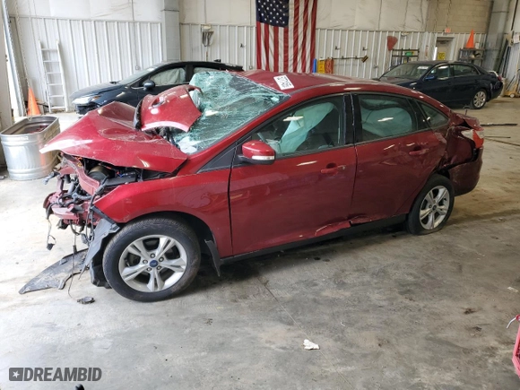 2014 Ford Focus SE with VIN 1FADP3F27EL153767, listed as a Copart auction lot 52771455 with 0 mi miles and Non Repairable. Bid and sale history available at carsss.com. Image 1.