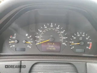 2001 Mercedes-Benz E-Class with VIN WDBJF65J31B203461, listed as a Copart auction lot 44416005 with 179,335 mi miles and Salvage Title. Bid and sale history available at carsss.com. Image 9.