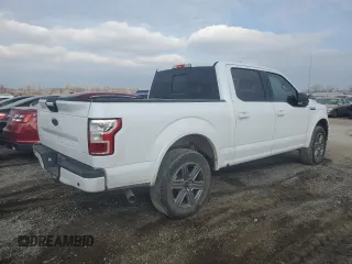 2018 Ford F-150 XL with VIN 1FTEW1E57JKE06779, listed as a Copart auction lot 84183014 with 198,203 mi miles and Salvage Title. Bid and sale history available at carsss.com. Image 3.