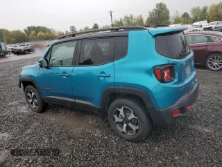 2022 Jeep Renegade Trailhawk with VIN ZACNJDC13NPN65405, listed as a Copart auction lot 78290924 with 29,195 mi miles and Salvage Title. Bid and sale history available at DreamBid. Image 2.