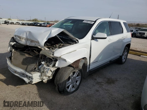2013 GMC Terrain SLE with VIN 2GKALMEK9D6149022, listed as a Copart auction lot 51502105 with 183,147 mi miles and Salvage title. Bid and sale history available at DreamBid. Image 1.