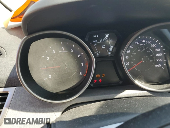 2013 Hyundai Elantra GLS with VIN 5NPDH4AE4DH262205, listed as a Copart auction lot 58466865 with 94,201 mi miles and Salvage title. Bid and sale history available at DreamBid. Image 9.