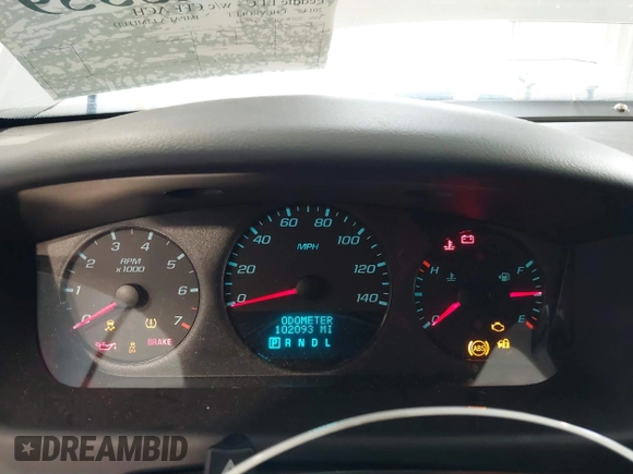 2014 Chevrolet Impala LS z VIN 2G1WA5E35E1177364, wystawiony jako IAAI lot #42343359 z przebiegiem 102 093 mil mil oraz . Historia ofert i sprzedaży dostępna na DreamBid. Obrazek 7.