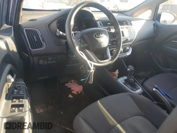 2016 Kia Rio LX with VIN KNADM4A32G6645016, listed as a Copart auction lot 86281424 with 119,384 mi miles and Salvage Title. Bid and sale history available at carsss.com. Image 8.