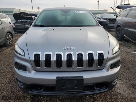 2016 Jeep Cherokee Sport with VIN 1C4PJMAB9GW251450, listed as a Copart auction lot 84014414 with 45,485 mi miles and Salvage Title. Bid and sale history available at carsss.com. Image 5.