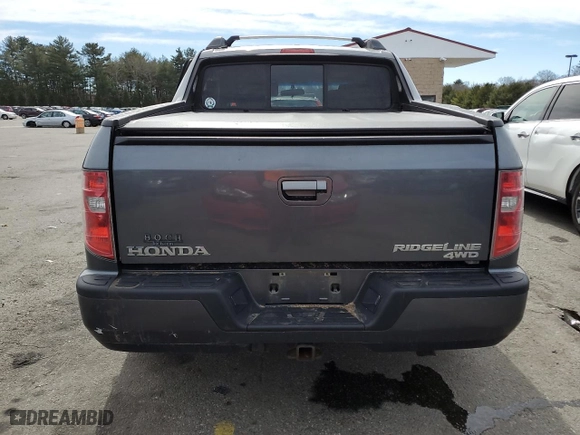 2011 Honda Ridgeline RTL with VIN 5FPYK1F55BB455122, listed as a Copart auction lot 48478305 with 233,972 mi miles and Salvage Title. Bid and sale history available at carsss.com. Image 6.