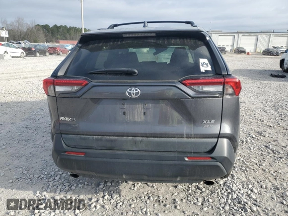 2020 Toyota RAV4 XLE with VIN 2T3P1RFV2LW106551, listed as a Copart auction lot 48983705 with 76,306 mi miles and Salvage Title. Bid and sale history available at DreamBid. Image 6.