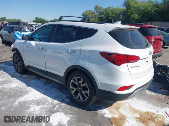 2017 Hyundai Santa Fe Ultimate with VIN 5XYZWDLA9HG481809, listed as a IAAI auction lot 42494779 with 69,674 mi miles and . Bid and sale history available at DreamBid. Image 3.