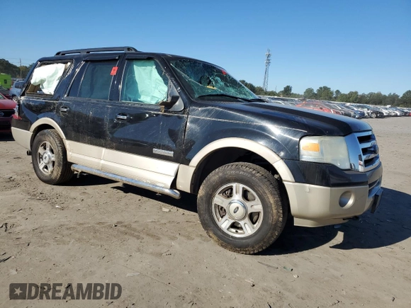 2007 Ford Expedition Eddie Bauer with VIN 1FMFU18567LA29057, listed as a Copart auction lot 42679805 with 259,535 mi miles and Salvage title. Bid and sale history available at DreamBid. Image 4.