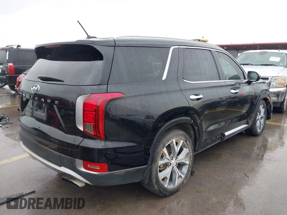2020 Hyundai Palisade SEL with VIN KM8R34HEXLU065842, listed as a IAAI auction lot 41891843 with 120,611 mi miles and . Bid and sale history available at DreamBid. Image 4.