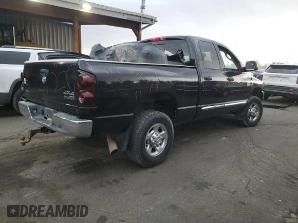2009 Dodge Ram 2500 Laramie with VIN 3D7KS28L19G532529, listed as a Copart auction lot 49298255 with 156,833 mi miles and Salvage Title. Bid and sale history available at carsss.com. Image 3.