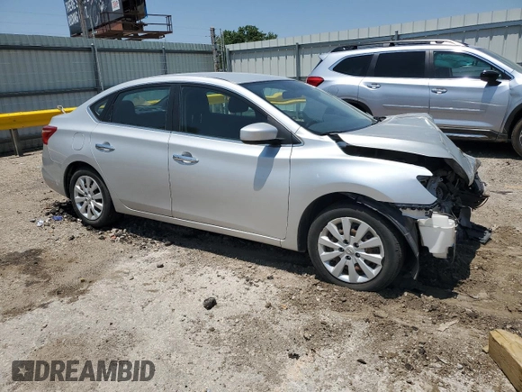 2017 Nissan Sentra SV with VIN 3N1AB7AP0HL656767, listed as a Copart auction lot 60224915 with 66,324 mi miles and Salvage title. Bid and sale history available at DreamBid. Image 4.