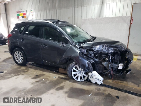 2014 Mazda CX-5 Touring with VIN JM3KE4CY6E0306508, listed as a Copart auction lot 53475075 with 0 mi miles and Salvage Title. Bid and sale history available at carsss.com. Image 4.