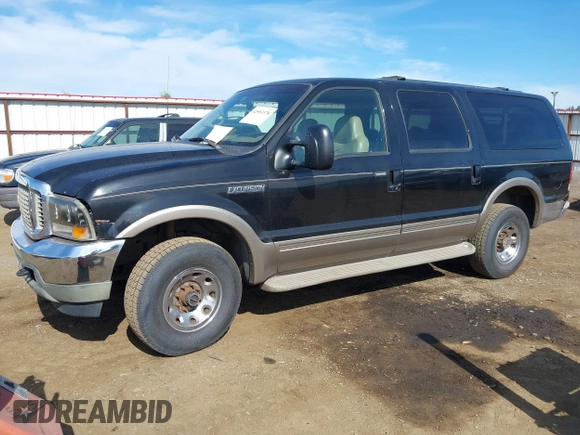 2001 Ford Excursion Limited with VIN 1FMNU43S41EB45847, listed as a IAAI auction lot 42553378 with 287,390 mi miles and . Bid and sale history available at DreamBid. Image 2.