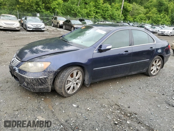 2005 Acura RL z VIN JH4KB16515C014781, wystawiony jako Copart lot #60787895 z przebiegiem Nie podano mil oraz Szkoda całkowita • Salvage title. Historia ofert i sprzedaży dostępna na DreamBid. Obrazek 1.
