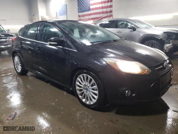 2012 Ford Focus Titanium with VIN 1FAHP3N25CL151760, listed as a Copart auction lot 45529995 with NaN miles and Salvage Title. Bid and sale history available at carsss.com. Image 4.