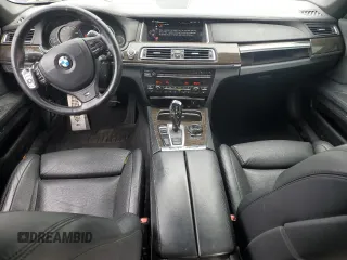2015 BMW 7 Series 750Li with VIN WBAYE8C54FD782389, listed as a Copart auction lot 45150445 with 122,788 mi miles and Clean Title. Bid and sale history available at carsss.com. Image 8.