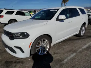 2021 Dodge Durango GT Plus z VIN 1C4RDHDG2MC636411, wystawiony jako Copart lot #41834465 z przebiegiem 74 412 mil mil oraz Szkoda całkowita • Salvage title. Historia ofert i sprzedaży dostępna na DreamBid. Obrazek 1.