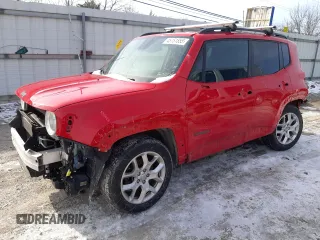 2018 Jeep Renegade Latitude with VIN ZACCJABB0JPJ58541, listed as a Copart auction lot 45151855 with 83,754 mi miles and Salvage Title. Bid and sale history available at carsss.com. Image 1.