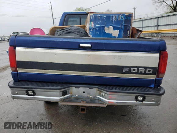 1996 Ford F-150 with VIN 1FTEF14N2TNA17129, listed as a Copart auction lot 52091965 with 243,778 mi miles and Salvage Title. Bid and sale history available at DreamBid. Image 6.