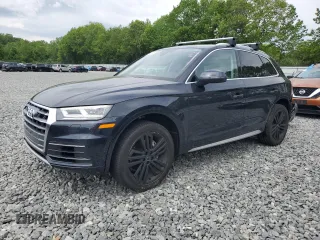 2018 Audi Q5 Premium Plus z VIN WA1BNBFY3J2063600, wystawiony jako Copart lot #58465975 z przebiegiem 39 288 mil mil oraz Szkoda całkowita • Salvage title. Historia ofert i sprzedaży dostępna na DreamBid. Obrazek 1.