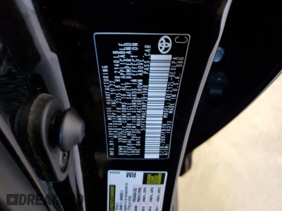 2022 Toyota Corolla LE with VIN 5YFEPMAE0NP391988, listed as a Copart auction lot 45218375 with 56,452 mi miles and Salvage Title. Bid and sale history available at DreamBid. Image 14.