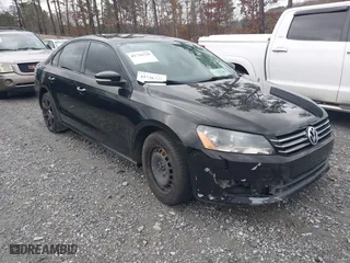 2014 Volkswagen Passat Wolfsburg Ed with VIN 1VWAS7A36EC046760, listed as a IAAI auction lot 41736728 with 151,268 mi miles. Bid and sale history available at carsss.com. Image 1.