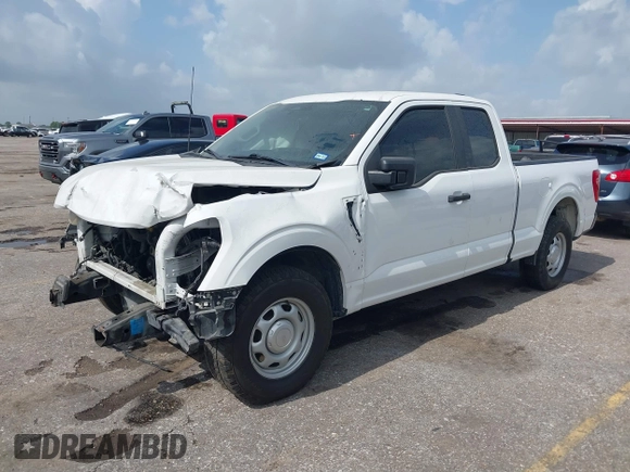 2023 Ford F-150 XL with VIN 1FTEX1C53PKE18890, listed as a IAAI auction lot 42341574 with 50,977 mi miles and . Bid and sale history available at DreamBid. Image 17.