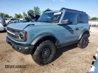 2022 Ford Bronco with VIN 1FMDE5AP6NLB45119, listed as a Copart auction lot 56569814 with 449 mi miles and Salvage Title. Bid and sale history available at carsss.com. Image 1.