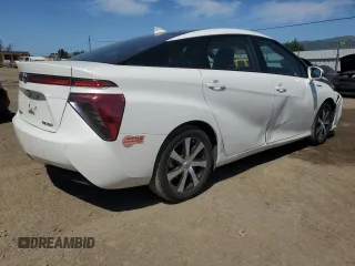 2019 Toyota Mirai with VIN JTDBVRBD3KA007004, listed as a Copart auction lot 52381245 with 53,786 mi miles and Salvage Title. Bid and sale history available at carsss.com. Image 3.