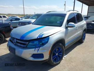 2016 Volkswagen Tiguan S with VIN WVGAV7AX9GW567790, listed as a IAAI auction lot 42352288 with 119,526 mi miles and . Bid and sale history available at DreamBid. Image 17.