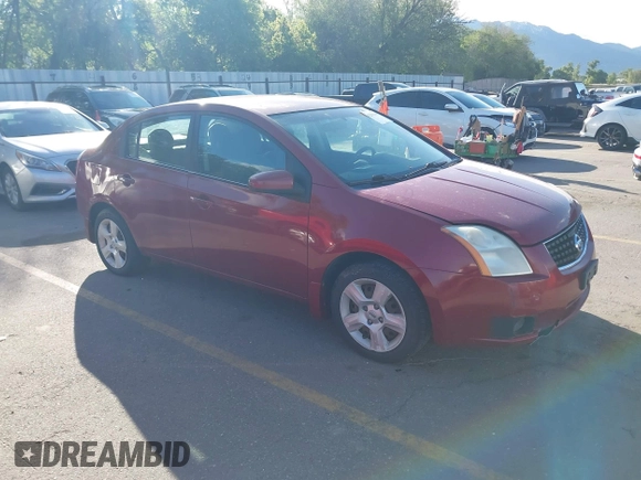 2008 Nissan Sentra S with VIN 3N1AB61E38L708482, listed as a IAAI auction lot 42295040 with Not provided miles and . Bid and sale history available at DreamBid. Image 1.