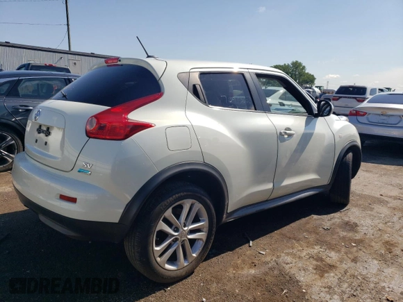 2012 Nissan Juke SV with VIN JN8AF5MR6CT100975, listed as a Copart auction lot 62304034 with 0 mi miles and Non Repairable. Bid and sale history available at carsss.com. Image 3.