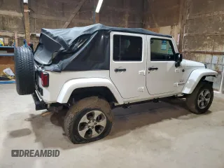 2018 Jeep Wrangler Unlimited Sahara with VIN 1C4HJWEG5JL918366, listed as a Copart auction lot 55943685 with 112,006 mi miles and Clean title. Bid and sale history available at DreamBid. Image 3.