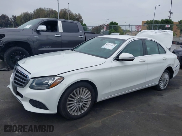2017 Mercedes-Benz C 300 with VIN 55SWF4JB5HU234193, listed as a IAAI auction lot 42453623 with 76,245 mi miles and . Bid and sale history available at DreamBid. Image 2.