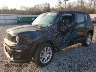 2023 Jeep Renegade Upland with VIN ZACNJDB1XPPP15384, listed as a Copart auction lot 44714055 with 28,125 mi miles and Salvage Title. Bid and sale history available at carsss.com. Image 1.