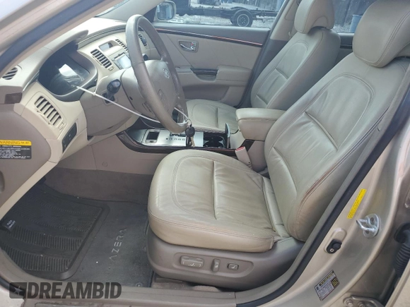 2009 Hyundai Azera GLS with VIN KMHFC46D99A352421, listed as a Copart auction lot 56796815 with 56,104 mi miles and Clean title. Bid and sale history available at DreamBid. Image 7.