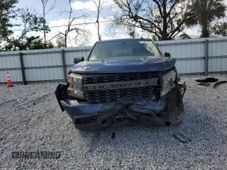 2021 Chevrolet Silverado 1500 Custom with VIN 1GCPWBEK6MZ206489, listed as a Copart auction lot 51800235 with 75,254 mi miles and Salvage Title. Bid and sale history available at DreamBid. Image 5.