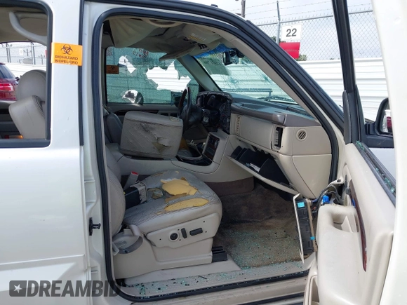 2003 Cadillac Escalade z VIN 1GYEK63N93R319255, wystawiony jako IAAI lot #42371706 z przebiegiem 171 656 mil mil oraz . Historia ofert i sprzedaży dostępna na DreamBid. Obrazek 5.