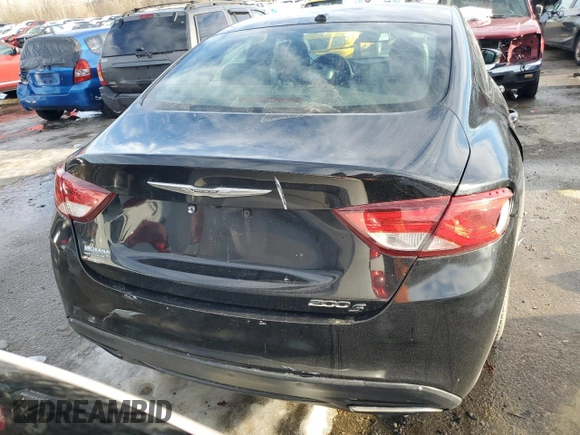 2016 Chrysler 200 S with VIN 1C3CCCBB6GN118768, listed as a Copart auction lot 87583575 with 98,474 mi miles and Salvage Title. Bid and sale history available at carsss.com. Image 6.